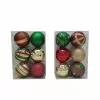 Outlet ⌛ Assorted 6ct. 4.5" Red, Green & Gold Shatterproof Ball Ornaments by Ashland® 🔔 -Michaels Store 10672854 1