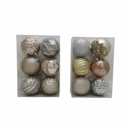 Best deal 😍 Assorted 6ct. 4.5" Metallic Shatterproof Ball Ornaments by Ashland® ⌛