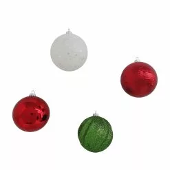 Outlet ✨ Assorted 32ct. 3" Red, Green & White Shatterproof Ball Ornaments by Ashland® ❤️ -Michaels Store 10672856 3