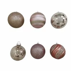 Deals 🧨 Assorted 6ct. 4.5" Pink Shatterproof Ball Ornaments by Ashland® 🔔 -Michaels Store 10672861 2