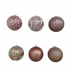 Deals 🧨 Assorted 6ct. 4.5" Pink Shatterproof Ball Ornaments by Ashland® 🔔 -Michaels Store 10672861 3