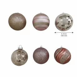 Deals 🧨 Assorted 6ct. 4.5" Pink Shatterproof Ball Ornaments by Ashland® 🔔 -Michaels Store 10672861 4