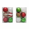 Deals ⌛ Assorted 6ct. 4.5" Red, Green & White Shatterproof Ball Ornaments by Ashland® 🔔 -Michaels Store 10672862 1