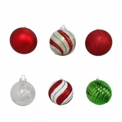 Deals ⌛ Assorted 6ct. 4.5" Red, Green & White Shatterproof Ball Ornaments by Ashland® 🔔 -Michaels Store 10672862 2