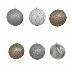 Deals ⌛ Assorted 6ct. 4.5" Silver & White Shatterproof Ball Ornaments by Ashland® 😉 7 Deals ⌛ Assorted 6ct. 4.5" Silver & White Shatterproof Ball Ornaments by Ashland® 😉 -Michaels Store 10672863 2