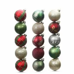 Buy 👏 Assorted Mini Farm House Ball Ornament Tube by Ashland® 🥰 -Michaels Store 10672867 1