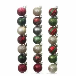 Buy 👏 Assorted Mini Farm House Ball Ornament Tube by Ashland® 🥰 -Michaels Store 10672867 2
