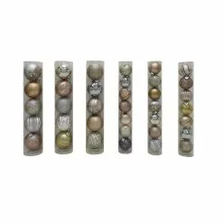 Best Sale 🎉 Assorted Metallic Plastic Round Ornaments by Ashland® ✨