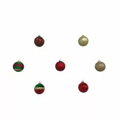 Hot Sale ✔️ Assorted Red, Green & Gold Plastic Round Ornaments by Ashland® ⌛ -Michaels Store 10672881 6