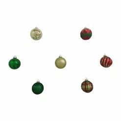 Hot Sale ✔️ Assorted Red, Green & Gold Plastic Round Ornaments by Ashland® ⌛ -Michaels Store 10672881 7