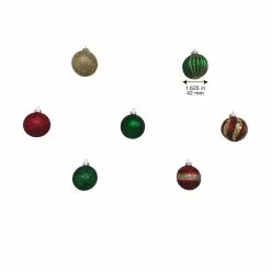 Hot Sale ✔️ Assorted Red, Green & Gold Plastic Round Ornaments by Ashland® ⌛ -Michaels Store 10672881 9