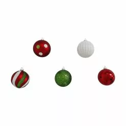 Flash Sale ⭐ Assorted Red, Green & White Plastic Round Ornaments by Ashland® 🥰 -Michaels Store 10672885 4