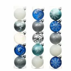 Discount 🎁 Assorted Silver & Blue Ornament Tube by Ashland® ⌛ -Michaels Store 10672887 1
