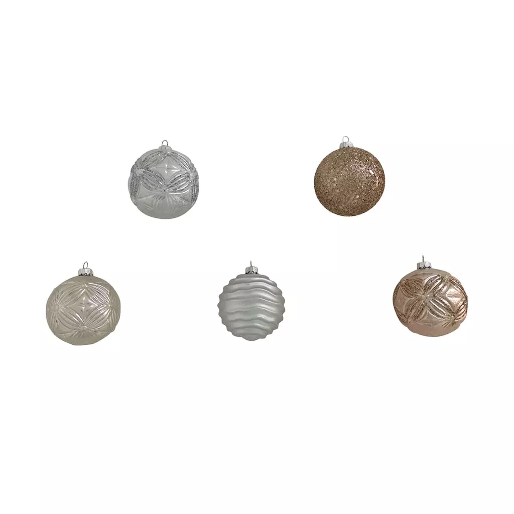 Top 10 ๐ Assorted Silver & White Plastic Round Ornaments by Ashland® ๐ 4 Top 10 ๐ Assorted Silver & White Plastic Round Ornaments by Ashland® ๐ - Image 2