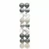 Cheapest ✔️ 18ct. 4" Silver & White Shatterproof Ball Ornaments by Ashland® ✔️ -Michaels Store 10672899 1