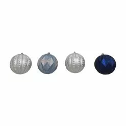 Hot Sale 🛒 44ct. Silver & Blue Shatterproof Ball Ornaments by Ashland® 🌟 -Michaels Store 10672911 2