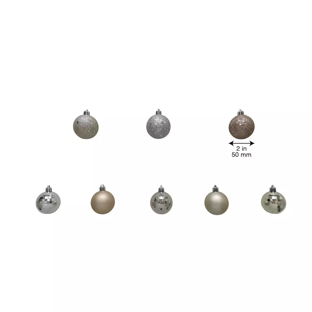 Best Pirce 🔥 44ct. Metallic Shatterproof Ball Ornaments by Ashland® ✔️ 7 Best Pirce 🔥 44ct. Metallic Shatterproof Ball Ornaments by Ashland® ✔️ - Image 5