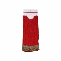 Buy 🔥 48" Red Cable Knit Tree Skirt with Brown Fur by Ashland® 🎁 -Michaels Store 10672918 2