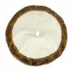 Hot Sale 💯 48" White Cable Knit Fur Tree Skirt by Ashland® 🌟