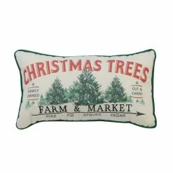 Hot Sale ✔️ Christmas Trees Farm & Market Pillow by Ashland® 🔔