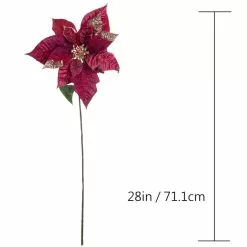 Buy 🧨 Mauve & Gold Poinsettia Stem by Ashland® ⌛ -Michaels Store 10673447 3