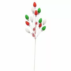 New ❤️ Red, White & Green Bulb Spray by Ashland® ✨ 7 New ❤️ Red, White & Green Bulb Spray by Ashland® ✨ -Michaels Store 10673671 3