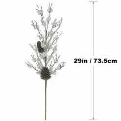 Best reviews of 🔔 Silver & White Berry & Pinecone Spray by Ashland® 🔥 -Michaels Store 10673725 3