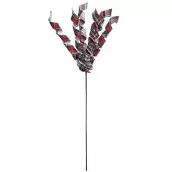 Best Sale ❤️ Red, Green & White Plaid Spiral Stem by Ashland® 💯