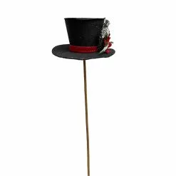 Best Sale ⭐ Black Hat with Red Poinsettia Stem by Ashland® 😍 -Michaels Store 10673923 3