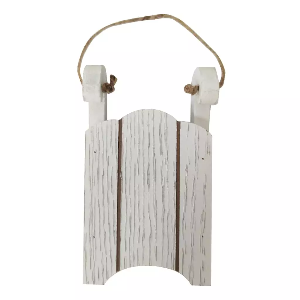 Flash Sale ๐งจ 5" White Sled Ornament by Michaels ๐ 3 Flash Sale ๐งจ 5" White Sled Ornament by Michaels ๐