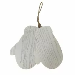 Outlet 👏 4" White Mittens Ornament by Michaels 👏