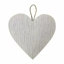Buy ✨ 5" White Heart Ornament by Michaels 😀