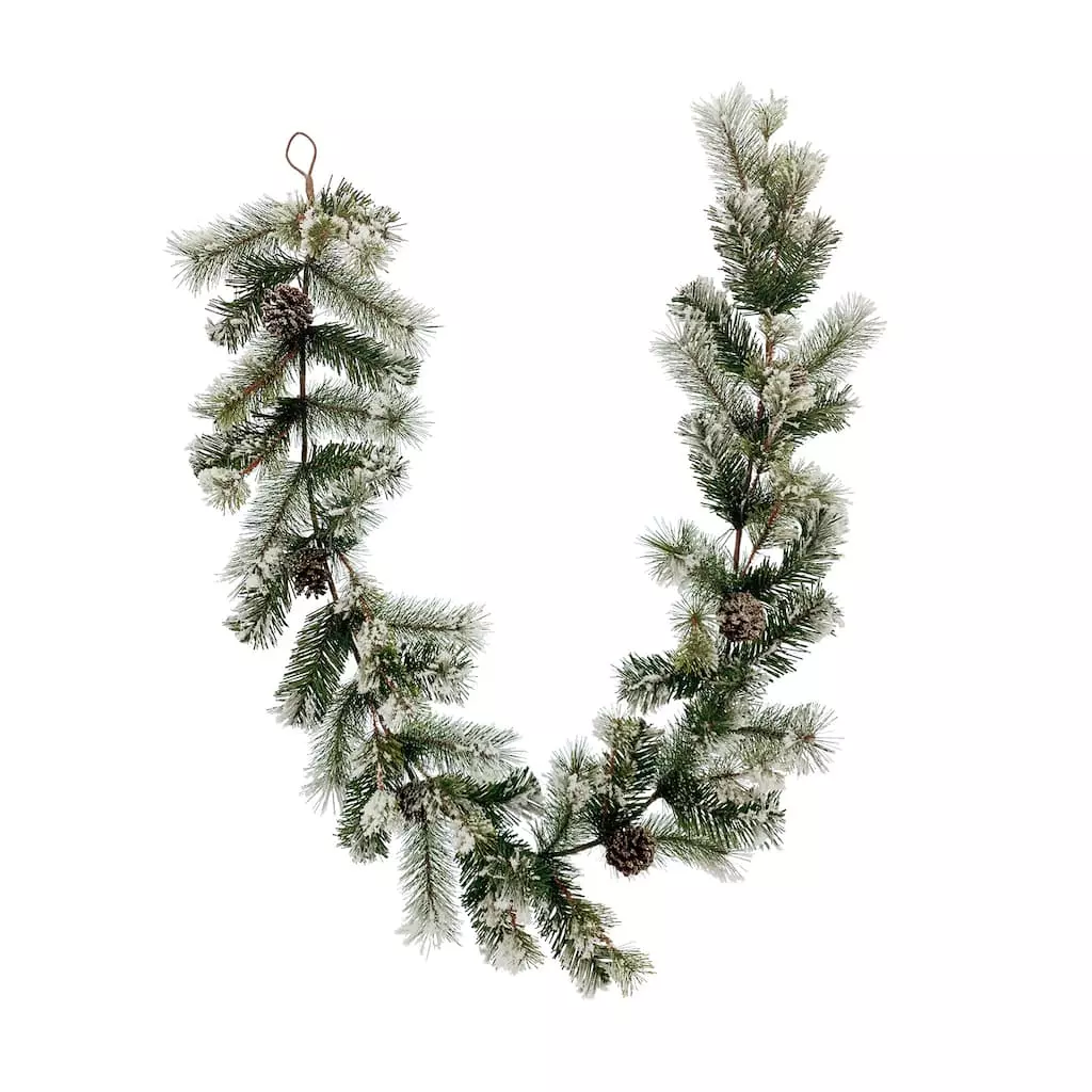 Deals 👏 6ft. Icy Pine Garland with Pinecones by Ashland® 💯 4 Deals 👏 6ft. Icy Pine Garland with Pinecones by Ashland® 💯 - Image 2