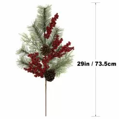 Outlet 👍 Berry & Pinecone Cashmere Pine Stem by Ashland® 💯 -Michaels Store 10674548 3