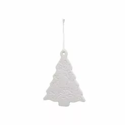 Flash Sale 🥰 4" DIY Unfinished Ceramic Textured Tree Ornament by Michaels 😉