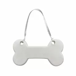 Best Sale 😍 Christmas 4" White Ceramic Bone D.I.Y. Ornament by Michaels ❤️