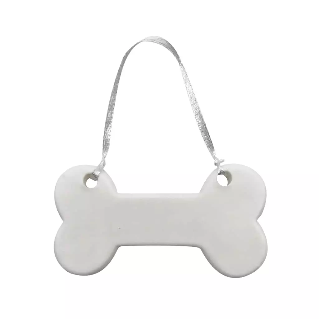 Best Sale 😍 Christmas 4" White Ceramic Bone D.I.Y. Ornament by Michaels ❤️ 3 Best Sale 😍 Christmas 4" White Ceramic Bone D.I.Y. Ornament by Michaels ❤️