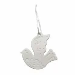 Buy 😉 4" DIY Unfinished Ceramic Dove Ornament by Michaels ❤️ -Michaels Store 10674627 2