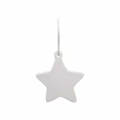 Wholesale 🔔 4" Unfinished Ceramic Star Ornament by Michaels ❤️