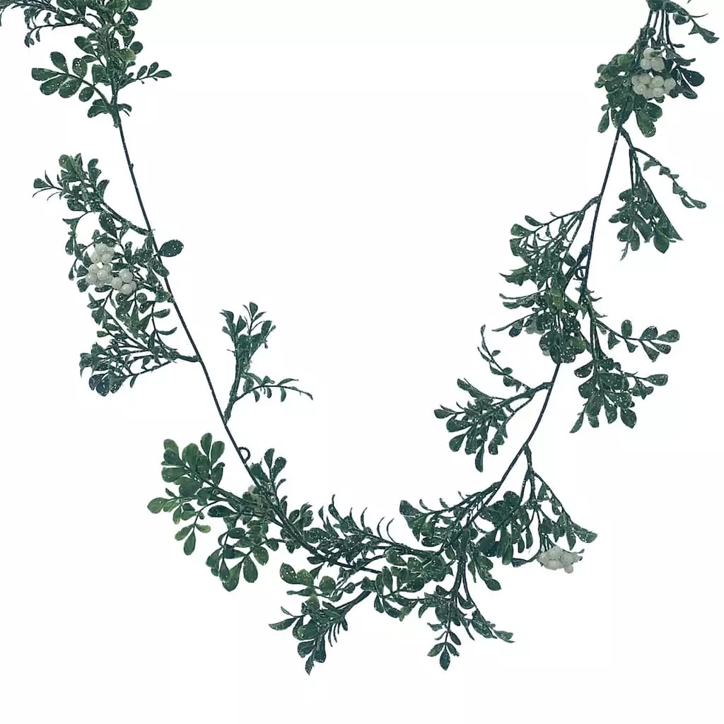 Top 10 🔔 5ft. Mistletoe with Berry Coiled Garland by Ashland® ✨ 3 Top 10 🔔 5ft. Mistletoe with Berry Coiled Garland by Ashland® ✨