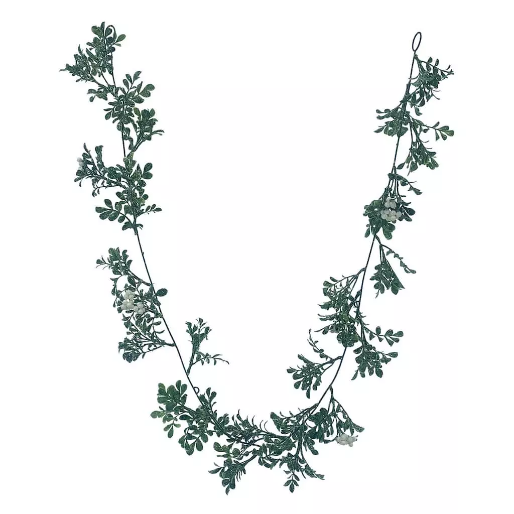 Top 10 🔔 5ft. Mistletoe with Berry Coiled Garland by Ashland® ✨ 4 Top 10 🔔 5ft. Mistletoe with Berry Coiled Garland by Ashland® ✨ - Image 2