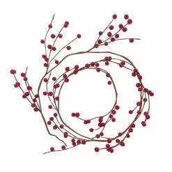 Promo ⌛ 5ft. Red Berry Coiled Garland by Ashland® 🔔