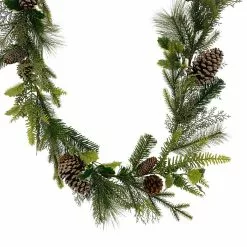 Buy 🌟 6ft. Holly & Pinecone Garland by Ashland® 🔔