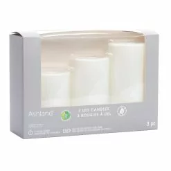 Brand new 🔥 6 Packs: 3 ct. (18 total) White LED Pillar Candles by Ashland® 🥰 -Michaels Store 10674909 7 1
