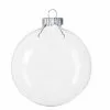 Discount ⌛ Christmas 3ct. 4" Clear Glass Disc Ornaments by Michaels 👍