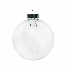 Coupon ⌛ Christmas 3" Clear Plastic Disc Ornament by Michaels 🌟