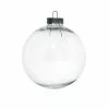 Discount ✔️ Christmas 2.5" Clear Plastic Ball Ornament by Michaels ⭐ -Michaels Store 10674949 1