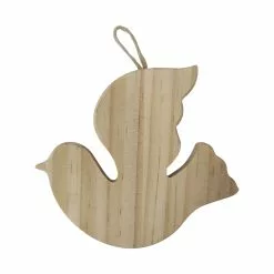 Hot Sale 👍 4.5" Unfinished Wood Dove Ornament by Michaels 🎁