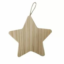 Outlet 🥰 4" Unfinished Wood Star Ornament by Michaels 😀