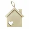 Coupon 🔔 4.5" Unfinished Wood House Ornament by Michaels ✔️ -Michaels Store 10675002 1